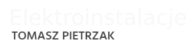logo Tomasz Pietrzak Elektroinstalacje